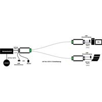 Renkforce RF-2979162 Netwerkuitbreiding 2-draads Reikwijdte (max.): 400 m 1 stuk(s) 100 MBit/s Zonder PoE-functie - thumbnail