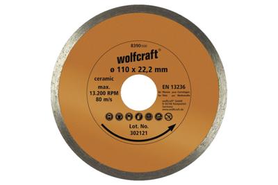 Wolfcraft 8390000 Diamanten doorslijpschijf 1 stuk(s)