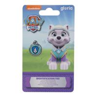 Nickelodeon Paw Patrol Everest Aqua roestvrijstalen hondenpenning small/klein dia. 2 cm RedDingo - Reddingo - thumbnail