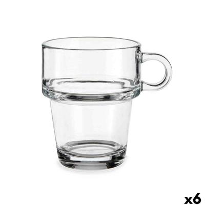 Theeglas en koffieglas Vivalto Z908-9/BHA6 Transparant Glas 270 ml (6 Stuks)