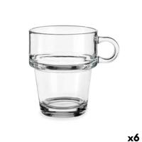 Theeglas en koffieglas Vivalto Z908-9/BHA6 Transparant Glas 270 ml (6 Stuks) - thumbnail