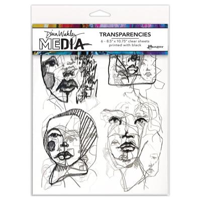 Ranger Ink Ranger • dina wakley media transparencies abstract portraits set 2