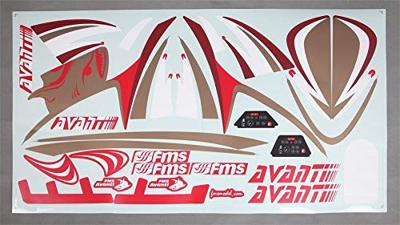 FMS - Avanti Decal Sheet (FMSPX113RED)