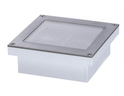 Paulmann Brick 94336 Vloerinbouwlamp LED vast ingebouwd LED 3 W Aluminium, Grijs