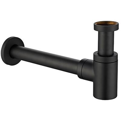 Wiesbaden Star Sifon - Laag - 5/4inch x 32mm - Mat Zwart