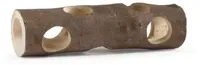 Beeztees knaagdierspeelgoed holle boomstam dennenhout 30x5cm bruin - thumbnail