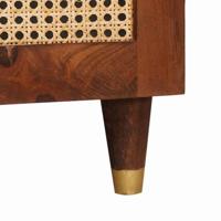 Salontafels Bruin 80 x 50 x 40 cm Bamboe en massief mango hout - thumbnail