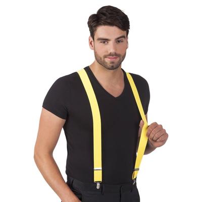 Bretels neon geel