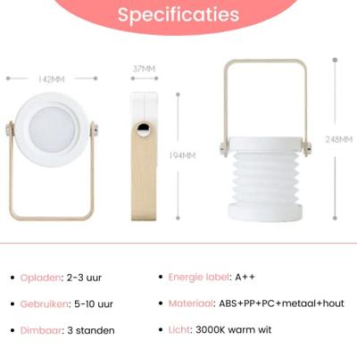 Bureaulamp Led ZEN alles in 1 Nachtlampje