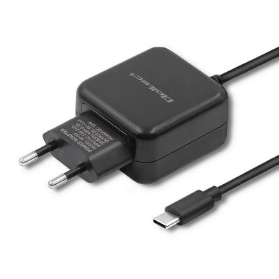 Qoltec 50197 Oplader 12W | 5V | 2.4 | USB type C | Zwart