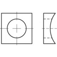TOOLCRAFT TO-5444178 Pasring 30 mm 88061 Kneedbaar Thermisch verzinkt 1 stuk(s) - thumbnail