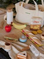 FSC® houten picknickset karamel - thumbnail