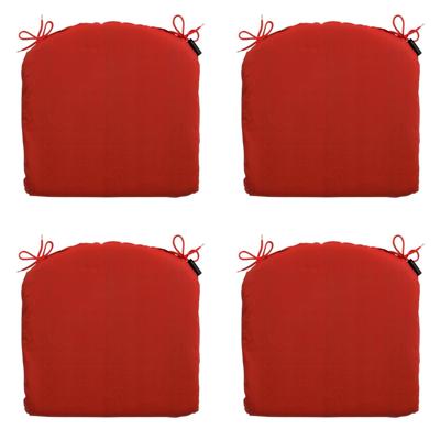 Zitkussen Basic rood 46 cm x 48 cm (4 stuks) Madison - Madison