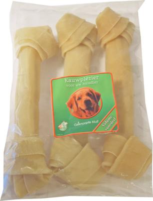 Buffelhuidbot Geknoopt voor honden (25 cm) 6 stuks