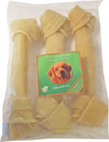 Buffelhuidbot Geknoopt voor honden (25 cm) 6 stuks - thumbnail