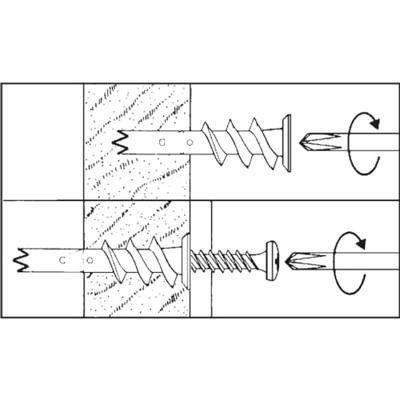 Spit gipsplaatplug - Driva TF27 PK-schroef 059380