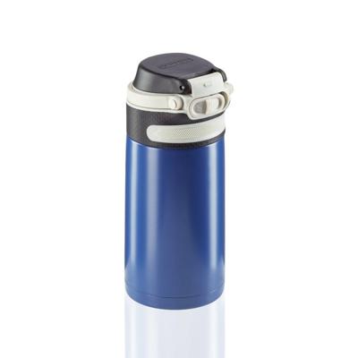 Leifheit 03247 reisdrinkbeker 350 ml Zwart, Blauw Roestvrijstaal