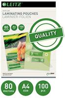 Leitz Lamineerfolie DIN A4 80 micron glanzend 100 stuk(s) - thumbnail