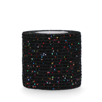Excellent Animal Glitter Bandage Profi 5 cm - Zwart - thumbnail