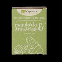 La Saponaria Zeep olive oil almond ginger 100 Gram - thumbnail