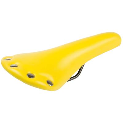 M Wave Rivet race zadel unisex imitatie leer geel