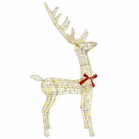 3D Rendier Warmwit 128 cm PET - thumbnail