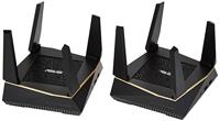 ASUS RT-AX92U AX6100 WiFi Mesh Gaming System, 2 stuks, Tri-Band WiFi 6 (802.11ax), 6100 Mbps, AiProtection Pro, geïntegreerde WTFast voor games, VPN, Adaptive QoS, DFS-band, zwart - thumbnail