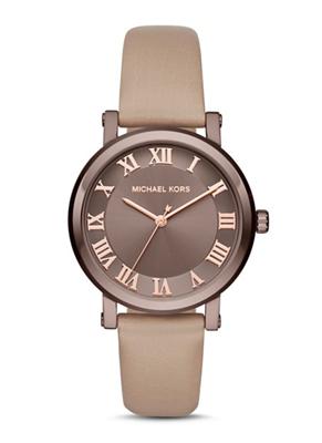 Horlogeband Michael Kors MK2621 Leder Beige 18mm Horlogeband Michael Kors MK2621 Leder Beige 18mm