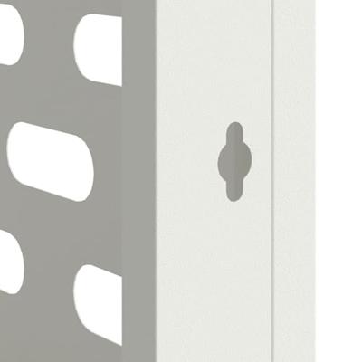 VidaXL Airconditioner hoes wit 110 x 50 x 80 cm staal
