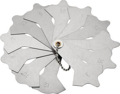 Promat/Tecwerk Lasnaadsjabloon | meetbereik 3-12 mm | met 12 blad - 4000851462