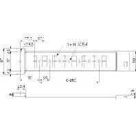 Schneider Electric NSYMPS60 NSYMPS60 (b x h) 75 mm x 50 mm Staal 1 stuk(s) - thumbnail