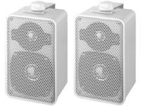 Monacor EUL-42/WS PA-wandluidspreker 10 W Wit 1 stuk(s) - thumbnail