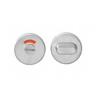 Intersteel Rozet met toilet-/badkamersluiting 5mm plat verdekt 53x5mm - RVS - thumbnail