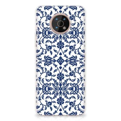 Nokia G50 | TPU Case | Flower Blue Nokia G50 | TPU Case | Flower Blue