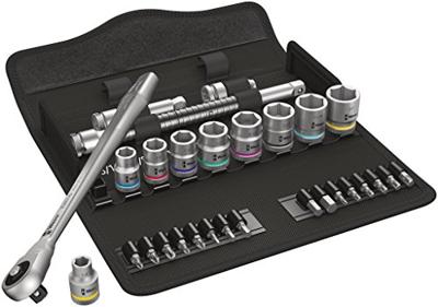 Wera 8100 SB 10 Zyklop 05004050001 Dopsleutelset Inch 3/8 29-delig Wera 8100 SB 10 Zyklop 05004050001 Dopsleutelset Inch 3/8 29-delig
