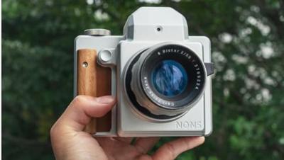 Nons SL645 camera behuizing EF Mount (instax mini film)
