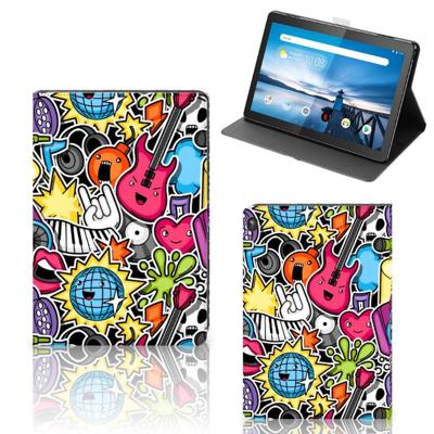 Lenovo Tablet M10 Tablet Hoes met standaard Punk Rock Lenovo Tablet M10 Tablet Hoes met standaard Punk Rock