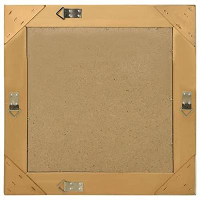 VidaXL Wandspiegel barok stijl 50x50 cm goudkleurig VidaXL Wandspiegel barok stijl 50x50 cm goudkleurig