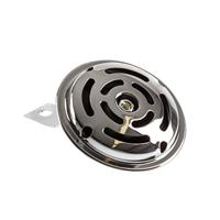 MZA Claxon horns 6 volt chrome universal - thumbnail