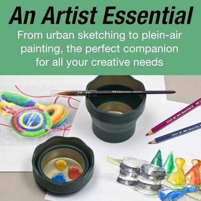 Faber Castell Watercup Clic & Go - donkergroen