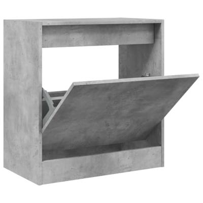 VidaXL Schoenenkast 60x34x63,5 cm bewerkt hout betongrijs
