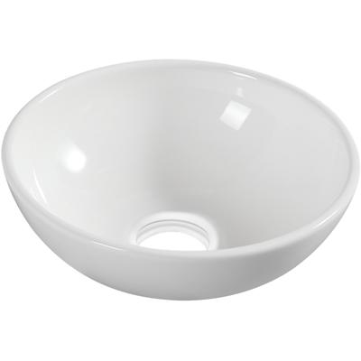 Kimo waskom rond 28 x 10 cm keramiek glans wit