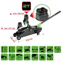 KS Tools Hydraulische autokrik 2 t - thumbnail
