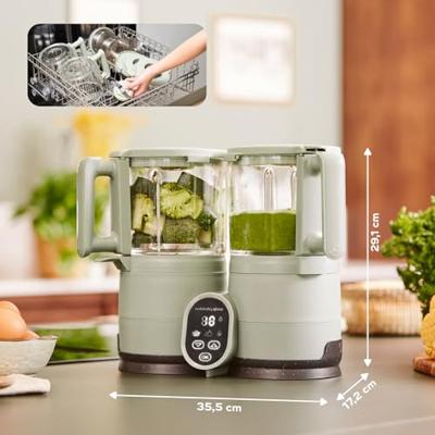 Multifunctionele keukenmachine Nutribaby Glass BABYMOOV groen