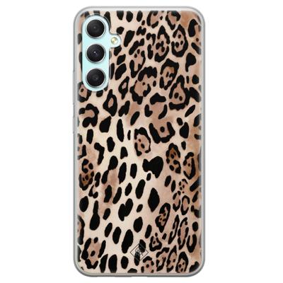 Samsung Galaxy A34 siliconen hoesje - Golden wildcat