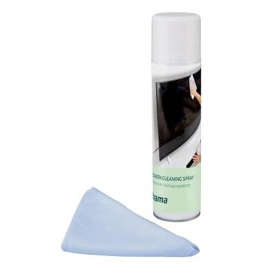 Hama Schermreiniger, spray + doek. Nett, 200 ml, tv + kantoor