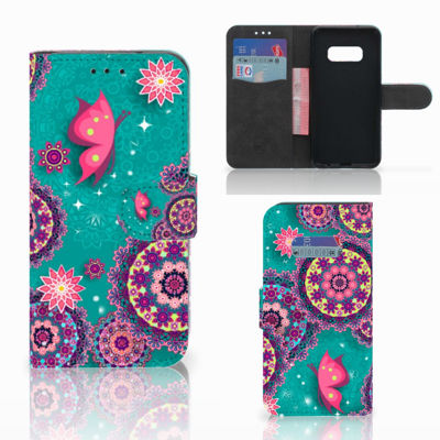 Samsung Galaxy S10e Hoesje Cirkels en Vlinders