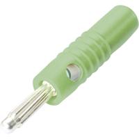 Schnepp S 4004 S Pluimstekker Stekker, recht Stift-Ø: 4 mm Groen 1 stuk(s) - thumbnail