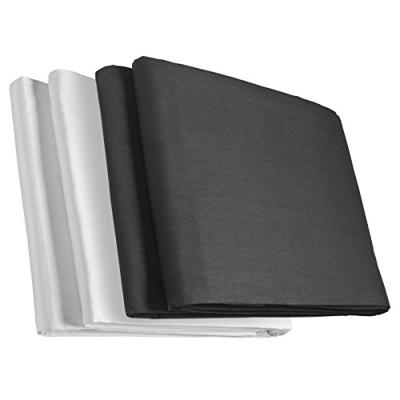 Walimex Dubbelpak stof achtergrond zwart/wit