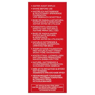 Clarins Skin Illusion Velvet Foundation Auburn 30ml